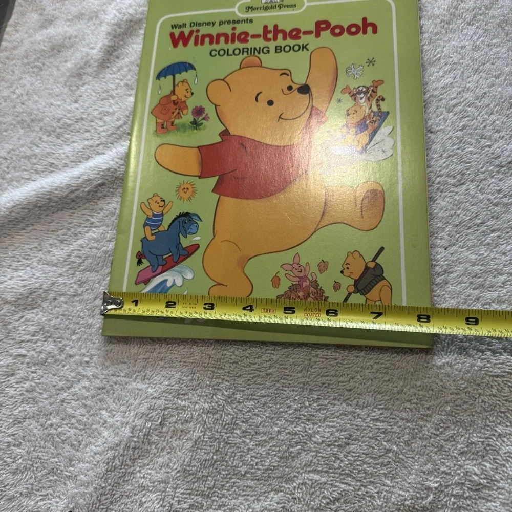 Vintage 1978 Walt Disney Winnie the Pooh Coloring Book Merrigold Press Unused